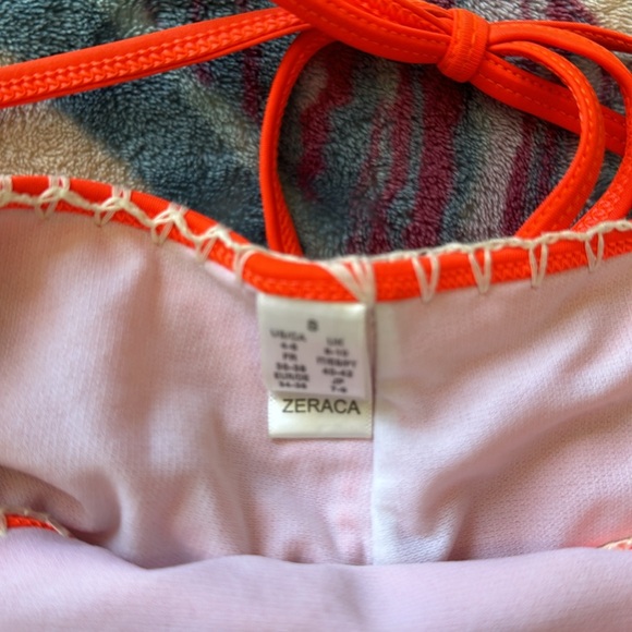 red orange string bikini - Picture 5 of 6